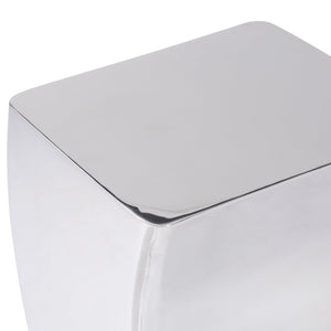 Bernhardt Bernhardt Sculptural Joss Accent Table With Polished Stainless S‑Base, Compact Modern Statement 338113