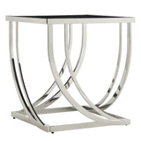 Amiyah Steel Arch Square End Table