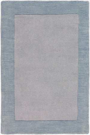 Livabliss Mystique Handloomed Wool Area Rug with High Low Pile Texture for Modern Living Rooms Medium Gray, Ic 2' x 3' M305-23
