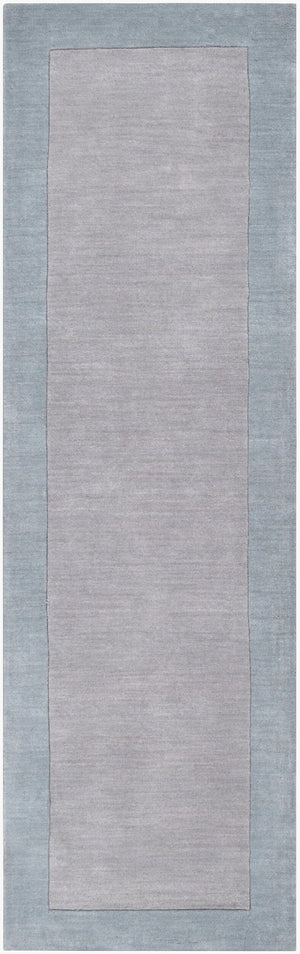 Livabliss Mystique Handloomed Wool Area Rug with High Low Pile Texture for Modern Living Rooms Medium Gray, Ic 2'6" x 8' M305-268