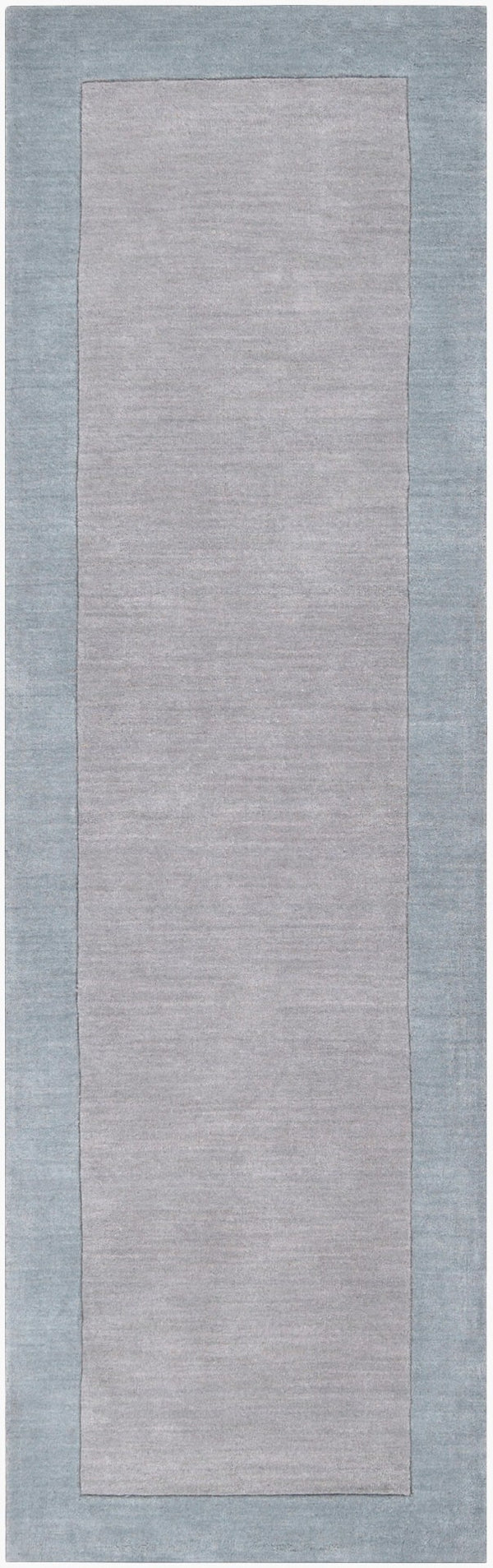 Livabliss Mystique Handloomed Wool Area Rug with High Low Pile Texture for Modern Living Rooms Medium Gray, Ic 2'6" x 8' M305-268