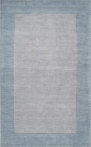 Livabliss Mystique Handloomed Wool Area Rug with High Low Pile Texture for Modern Living Rooms Medium Gray, Ic 7'6" x 9'6" M305-7696