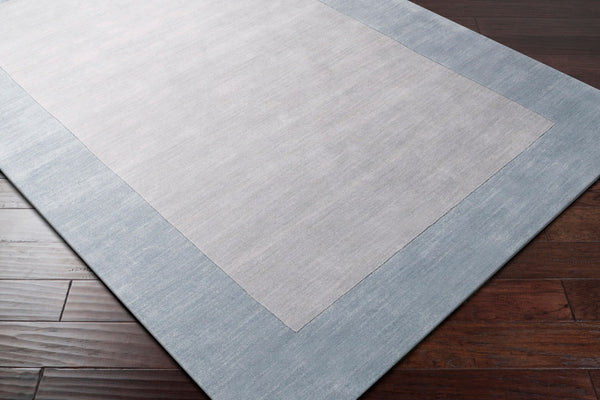 Livabliss Mystique Handloomed Wool Area Rug with High Low Pile Texture for Modern Living Rooms Medium Gray, Ic 7'6" x 9'6" M305-7696
