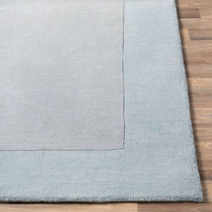 Livabliss Mystique Handloomed Wool Area Rug with High Low Pile Texture for Modern Living Rooms Medium Gray, Ic 7'6" x 9'6" M305-7696