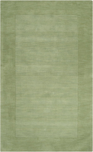 Livabliss Mystique Hand Loomed Wool Area Rug with High Low Pile for Modern Living Rooms Medium Green 12' x 15' M310-1215