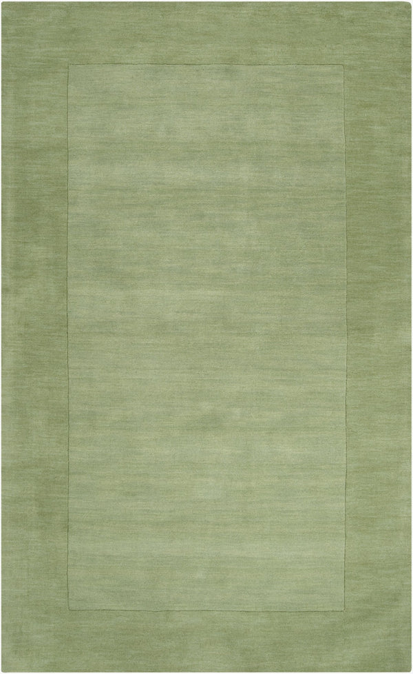 Livabliss Mystique Hand Loomed Wool Area Rug with High Low Pile for Modern Living Rooms Medium Green 12' x 15' M310-1215