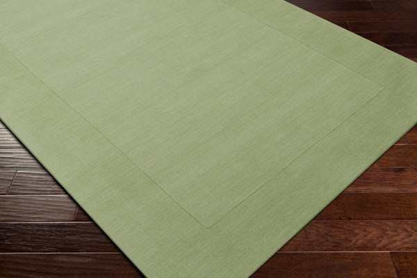Livabliss Mystique Hand Loomed Wool Area Rug with High Low Pile for Modern Living Rooms Medium Green 12' x 15' M310-1215