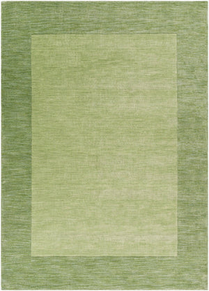 Livabliss Mystique Hand Loomed Wool Area Rug with High Low Pile for Modern Living Rooms Medium Green 8' x 11' M310-811