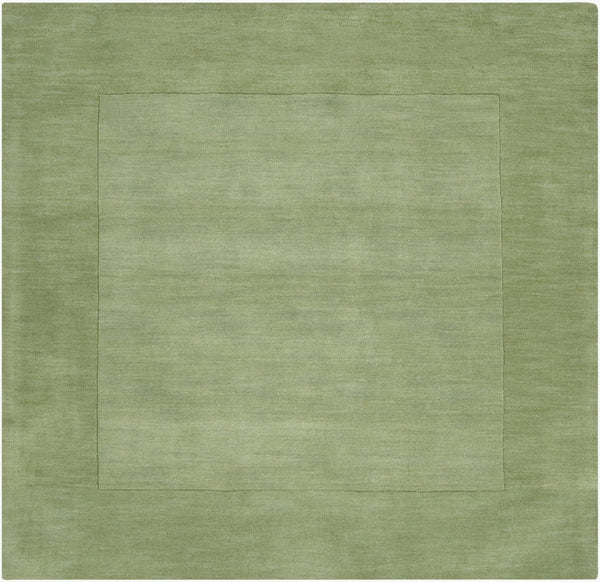 Livabliss Mystique Hand Loomed Wool Area Rug with High Low Pile for Modern Living Rooms Medium Green 8' x 8' M310-8SQ