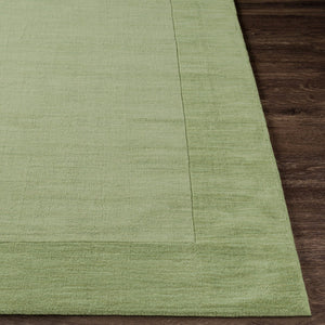 Livabliss Mystique Hand Loomed Wool Area Rug with High Low Pile for Modern Living Rooms Medium Green 12' x 15' M310-1215