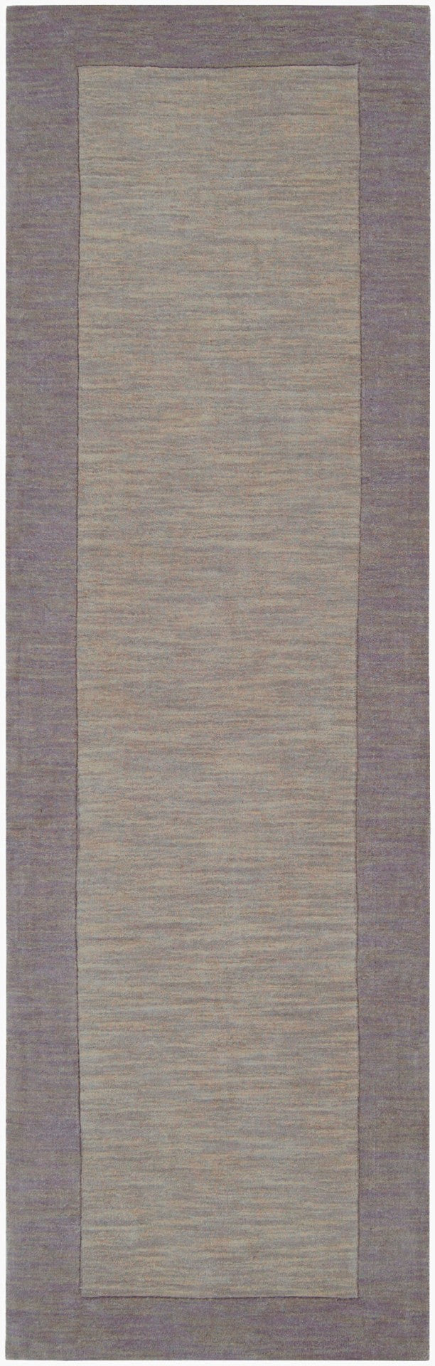 Livabliss Mystique Hand Loomed Wool Area Rug High Low Pile Texture for Modern Living Rooms Charcoal 2'6" x 8' M312-268