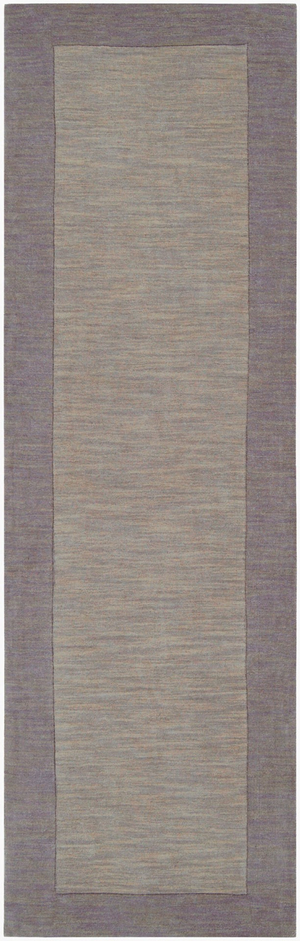 Livabliss Mystique Hand Loomed Wool Area Rug High Low Pile Texture for Modern Living Rooms Charcoal 2'6" x 8' M312-268