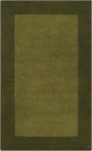 Livabliss Mystique Hand Loomed Wool Area Rug with High Low Pile for Living Room Olive, Dark Gre 6' x 9' M315-69