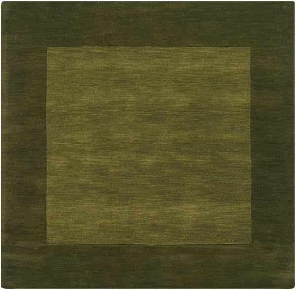 Livabliss Mystique Hand Loomed Wool Area Rug with High Low Pile for Living Room Olive, Dark Gre 8' x 8' M315-8SQ