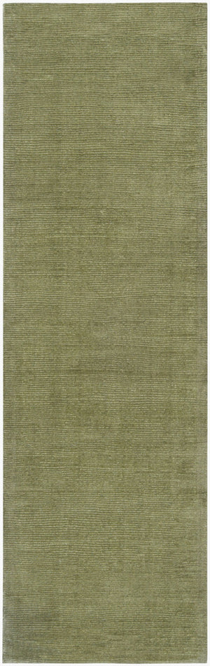 Livabliss Mystique Hand Loomed Wool Area Rug with High Low Pile Texture for Living Rooms Sage 2'6" x 8' M329-268