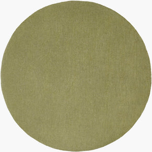 Livabliss Mystique Hand Loomed Wool Area Rug with High Low Pile Texture for Living Rooms Sage 6' x 6' M329-6RD