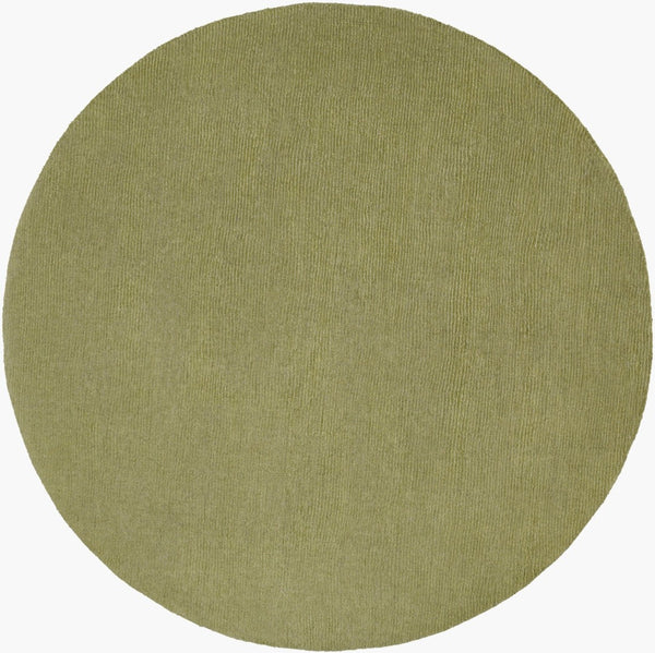 Livabliss Mystique Hand Loomed Wool Area Rug with High Low Pile Texture for Living Rooms Sage 6' x 6' M329-6RD
