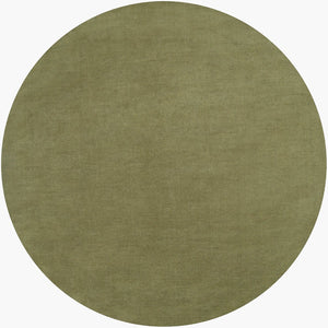 Livabliss Mystique Hand Loomed Wool Area Rug with High Low Pile Texture for Living Rooms Sage 8' x 8' Round M329-8RD