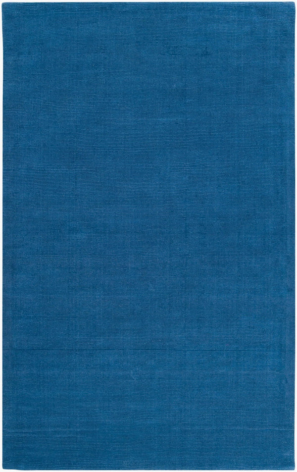 Livabliss Mystique Handloomed Wool Area Rug with High Low Pile for Living and Dining Rooms Dark Blue 9' x 13' M330-913