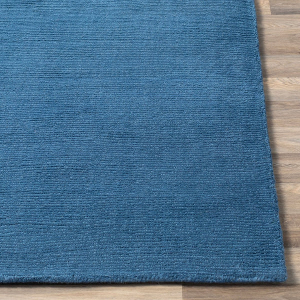 Livabliss Mystique Handloomed Wool Area Rug with High Low Pile for Living and Dining Rooms Dark Blue 9'9" x 9'9" Square M330-99SQ