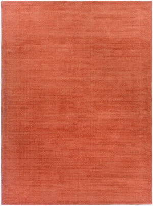 Livabliss Mystique Handloomed Wool Area Rug with High Low Pile Texture for Large Living Spaces Burnt Orange 8' x 11' M332-811