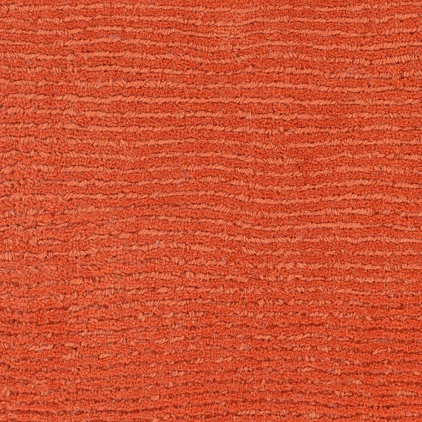 Livabliss Mystique Handloomed Wool Area Rug with High Low Pile Texture for Large Living Spaces Burnt Orange 9'9" x 9'9" Round M332-99RD