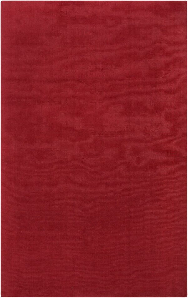 Livabliss Mystique Hand Loomed Wool Area Rug High Low Pile Texture for Large Living Spaces Burgandy 2' x 3' M333-23