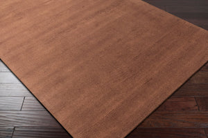 Surya Mystique 2' X 3' Handmade Wool Area Rug - Modern High/Low Texture For Timeless Style & Comfort Dark Brown Wool M334-23
