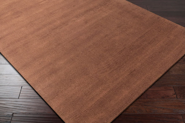 Surya Mystique 2' X 3' Handmade Wool Area Rug - Modern High/Low Texture For Timeless Style & Comfort Dark Brown Wool M334-23