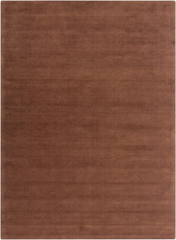 Surya Mystique 2' X 3' Handmade Wool Area Rug - Modern High/Low Texture For Timeless Style & Comfort Dark Brown Wool M334-23