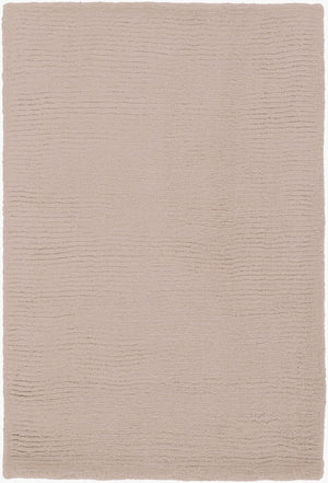 Livabliss Mystique Hand Loomed Wool Area Rug with High Low Pile Sculptural Texture Tan 2' x 3' M335-23