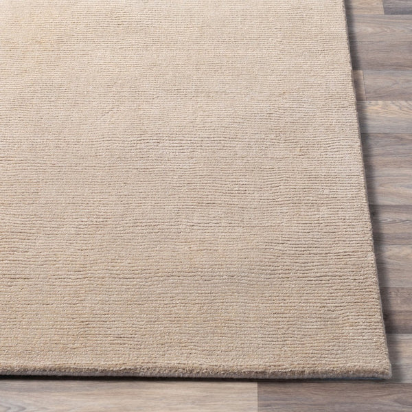 Livabliss Mystique Hand Loomed Wool Area Rug with High Low Pile Sculptural Texture Tan 8' x 11' M335-811