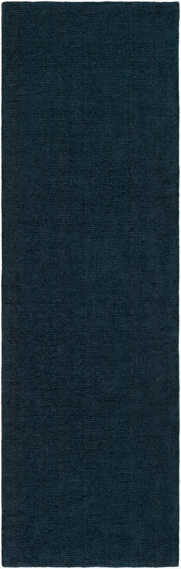 Livabliss Mystique Handloomed Wool Area Rug with High Low Pile Texture for Living Room Dark Blue 2'6" x 8' M340-268