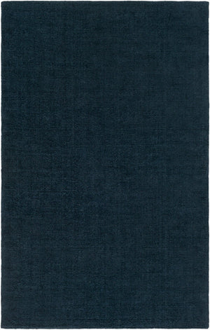 Livabliss Mystique Handloomed Wool Area Rug with High Low Pile Texture for Living Room Dark Blue 12' x 15' M340-1215