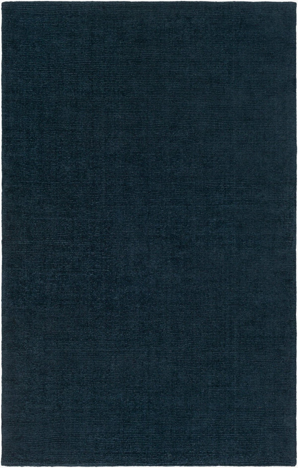 Livabliss Mystique Handloomed Wool Area Rug with High Low Pile Texture for Living Room Dark Blue 12' x 15' M340-1215