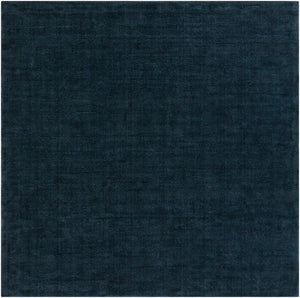 Livabliss Mystique Handloomed Wool Area Rug with High Low Pile Texture for Living Room Dark Blue 9'9" x 9'9" Square M340-99SQ
