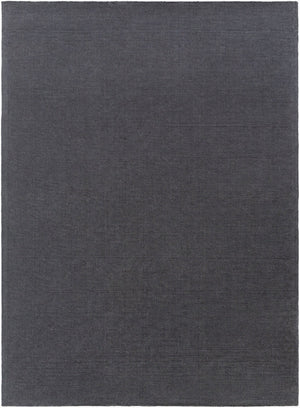 Livabliss Mystique Handloomed Wool Area Rug with High Low Pile for Spacious Living Rooms Charcoal 8' x 11' M341-811