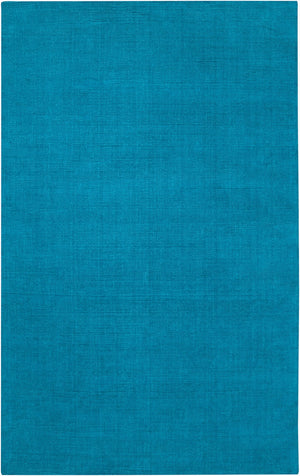Surya Mystique 2' X 3' Handmade Wool Area Rug - Modern High/Low Texture For Timeless Style & Comfort Blue Wool M342-99sq