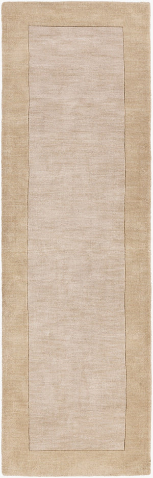 Livabliss Mystique Hand Loomed Wool Area Rug with High Low Pile for Modern Living Spaces Beige 2'6" x 8' M344-268