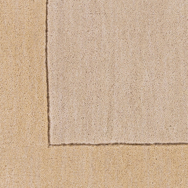 Livabliss Mystique Hand Loomed Wool Area Rug with High Low Pile for Modern Living Spaces Beige 6' x 6' M344-6SQ