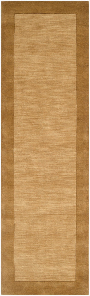 Livabliss Mystique Handloomed Wool Area Rug High Low Pile Texture Contemporary Living Room Camel 2'6" x 8' M345-268