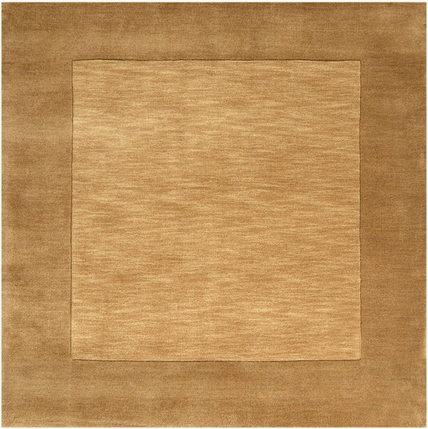 Livabliss Mystique Handloomed Wool Area Rug High Low Pile Texture Contemporary Living Room Camel 9'9" x 9'9" M345-99SQ