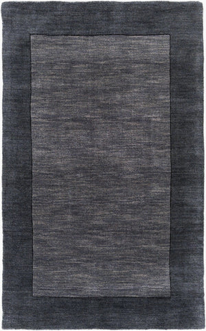 Livabliss Mystique Hand-loomed Wool Area Rug with High Low Pile for Large Living Rooms Charcoal, Black 3'3" x 5'3" M347-3353