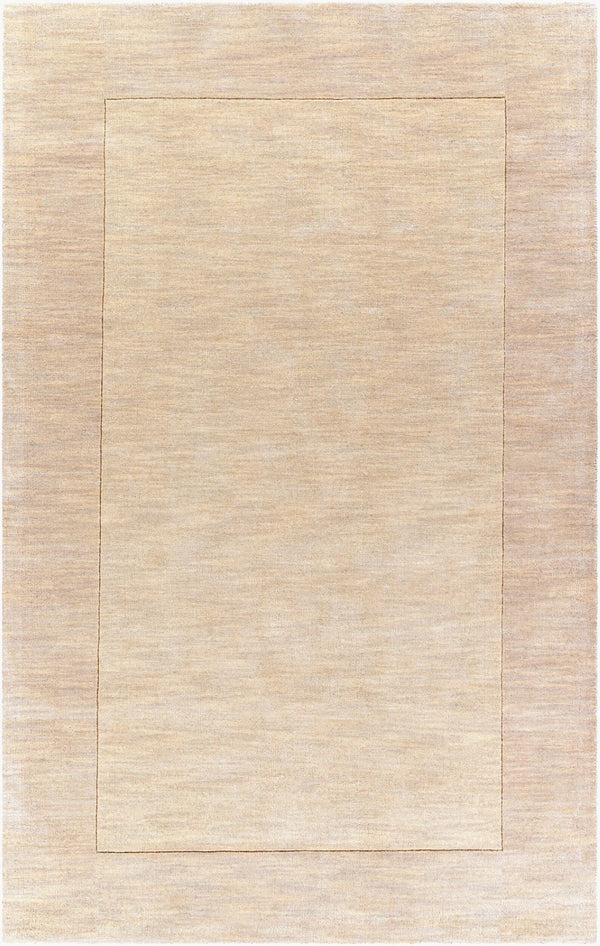 Livabliss Mystique Hand Loomed Wool Area Rug with High Low Pile for Modern Living Rooms Cream, Beige 9' x 13' M348-913