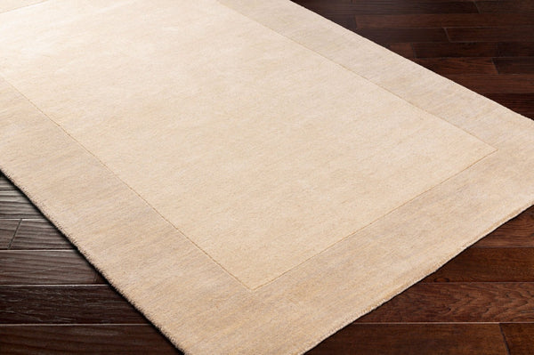 Livabliss Mystique Hand Loomed Wool Area Rug with High Low Pile for Modern Living Rooms Cream, Beige 9' x 13' M348-913