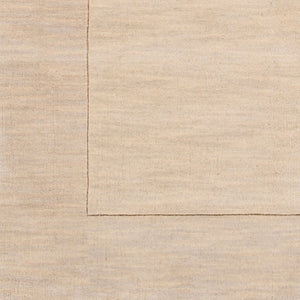 Livabliss Mystique Hand Loomed Wool Area Rug with High Low Pile for Modern Living Rooms Cream, Beige 9' x 13' M348-913