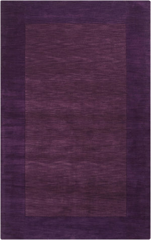 Livabliss Mystique Hand Loomed Wool Area Rug with High Low Pile for Modern Living Spaces Dark Purple, Da 12' x 15' M349-1215