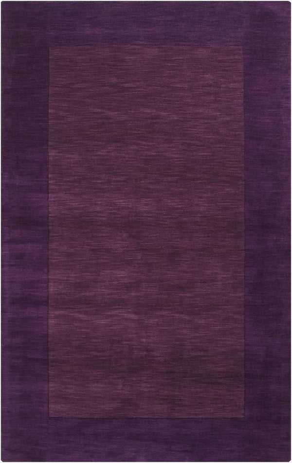 Livabliss Mystique Hand Loomed Wool Area Rug with High Low Pile for Modern Living Spaces Dark Purple, Da 12' x 15' M349-1215