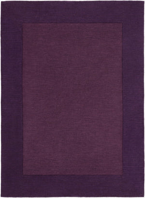 Livabliss Mystique Hand Loomed Wool Area Rug with High Low Pile for Modern Living Spaces Dark Purple, Da 8' x 11' M349-811