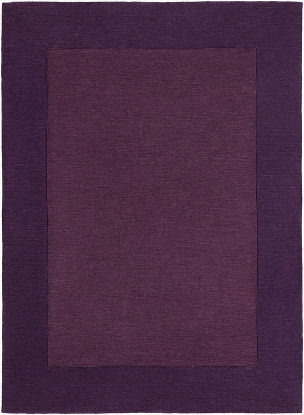 Livabliss Mystique Hand Loomed Wool Area Rug with High Low Pile for Modern Living Spaces Dark Purple, Da 8' x 11' M349-811